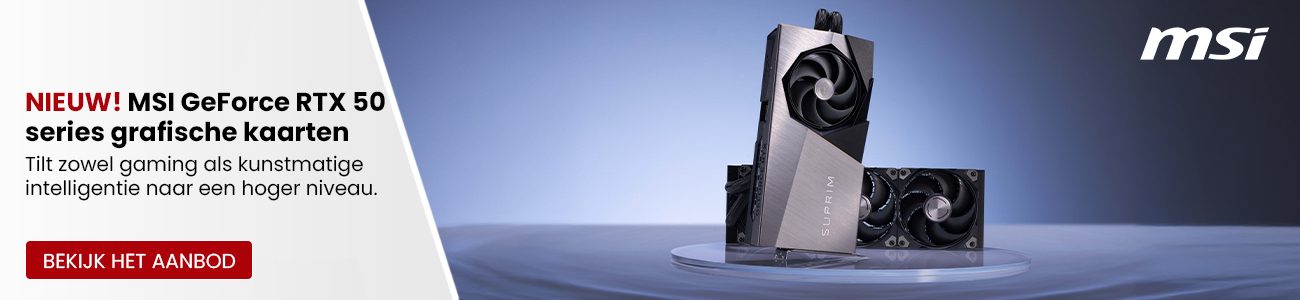 NIEUW! MSI GeForce RTX 50 series grafische kaarten