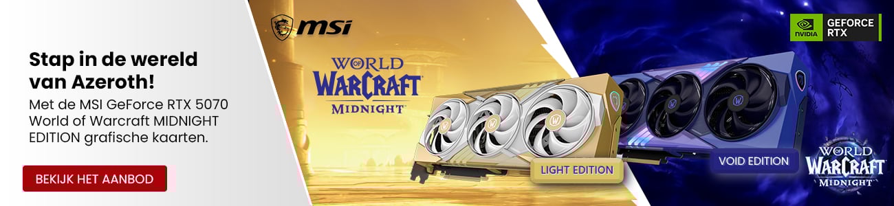 MSI World of Warcraft grafische kaarten