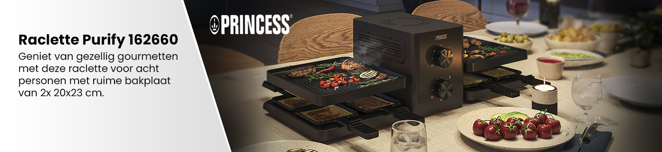 Princess Raclette Purify 162660 gourmetstel