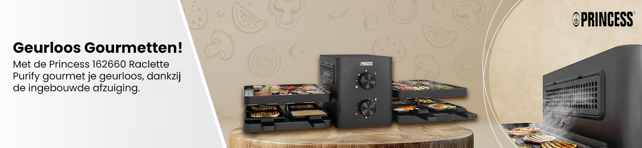 Princess Raclette Purify 162660 gourmetstel