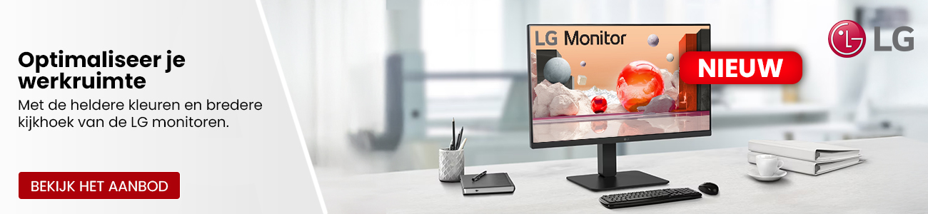 LG-monitoren - Optimaliseer je werkruimte