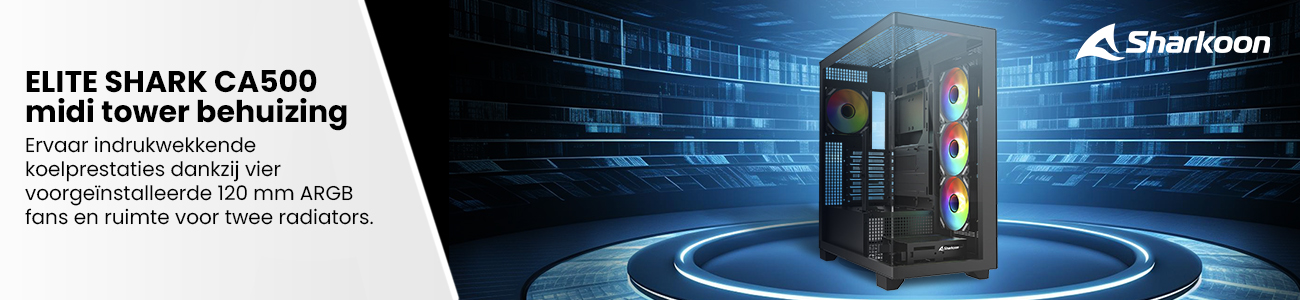 Sharkoon ELITE SHARK CA500 midi tower behuizing