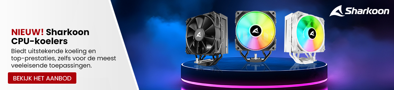 NIEUW! Sharkoon CPU-koelers