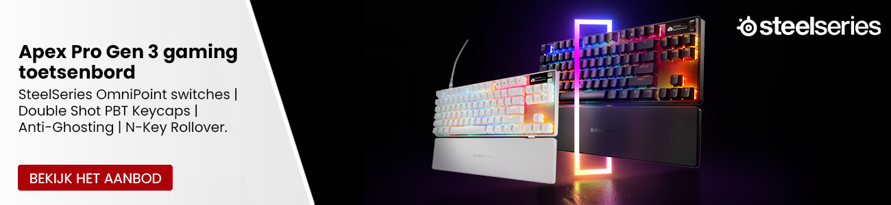 Steelseries Apex Pro Gen 3 gaming toetsenbord