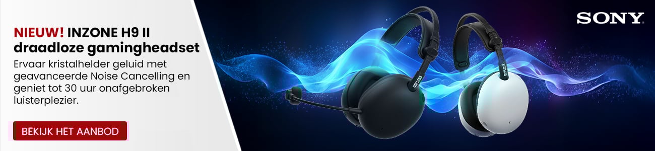 SONY INZONE H9 || draadloze gamingheadset