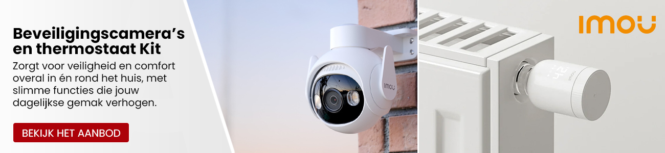 Imou beveiligingscamera's en thermostaat Kit