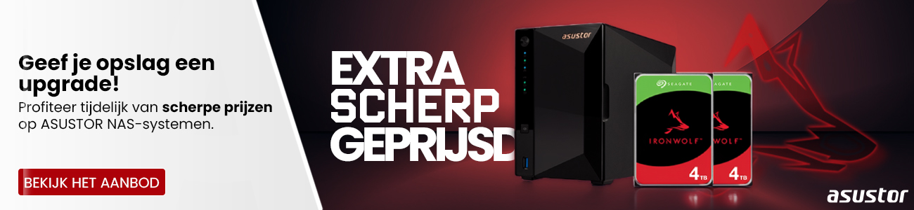 Asustor - Tijdelijk extra scherp geprijsd