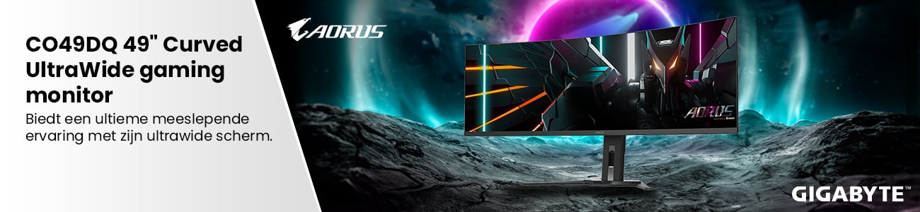 GIGABYTE AORUS CO49DQ 49" Curved UltraWide gaming monitor