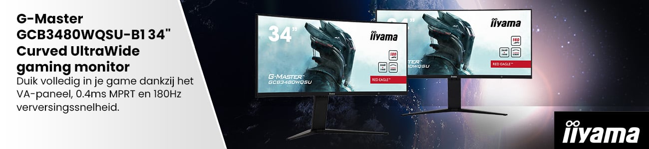 iiyama G-Master GCB3480WQSU-B1 34" Curved UltraWide gaming monitor