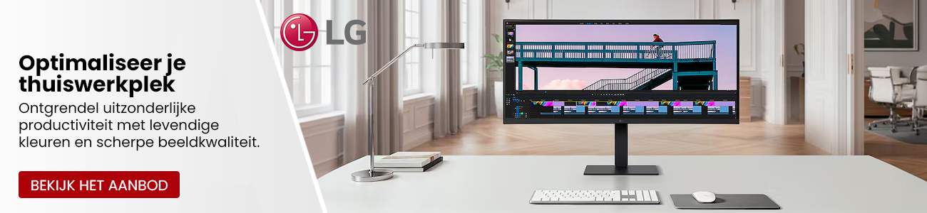 LG monitoren thuiswerken