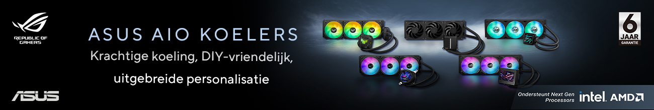 ASUS AIO Koelers - Krachtige koeling, DIY-vriendelijk, uitgebreide personalisatie
