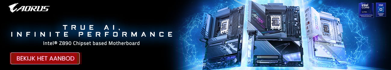 Gigabyte AORUS Z890 moederborden