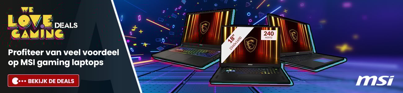 We Love Gaming - Profiteer van MSI laptop deals!