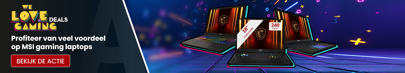 We Love Gaming - Profiteer van MSI laptop deals!