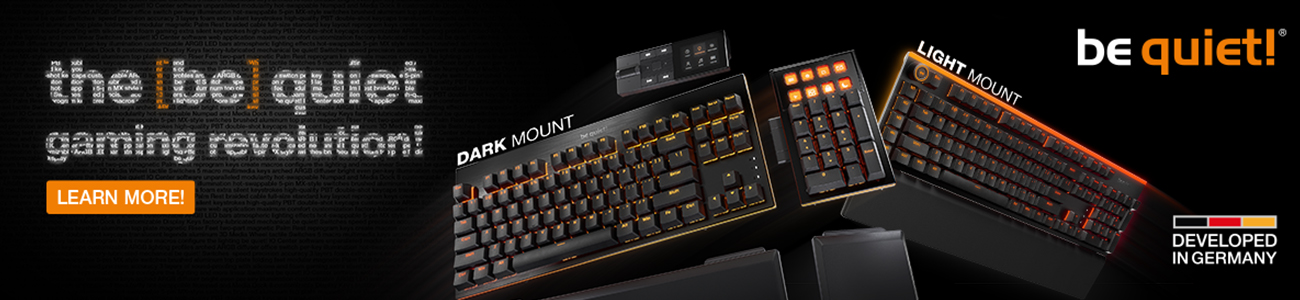 Dark mount toetsenborden