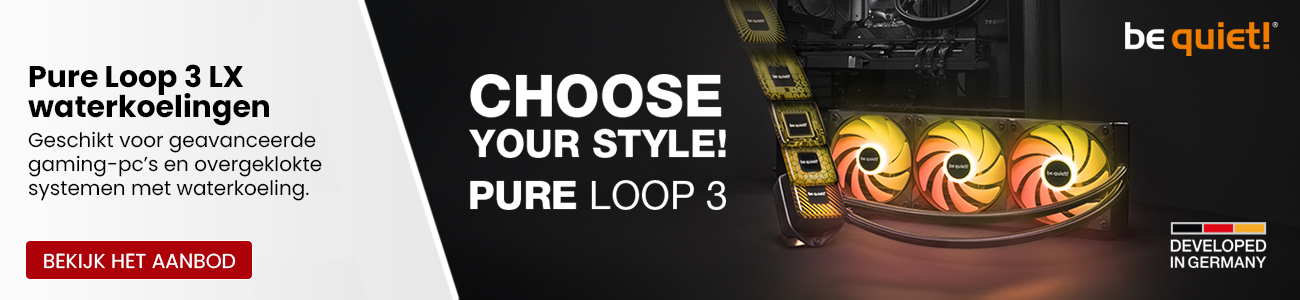 be quiet! Pure Loop 3 waterkoelingen