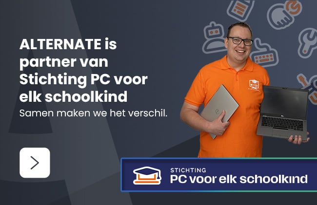 ALTERNATE is partner van Stichting van PC voor elk schoolkind