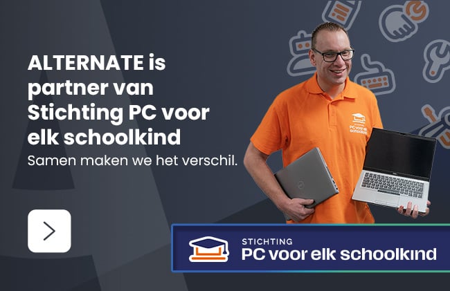 ALTERNATE is partner van Stichting van PC voor elk schoolkind