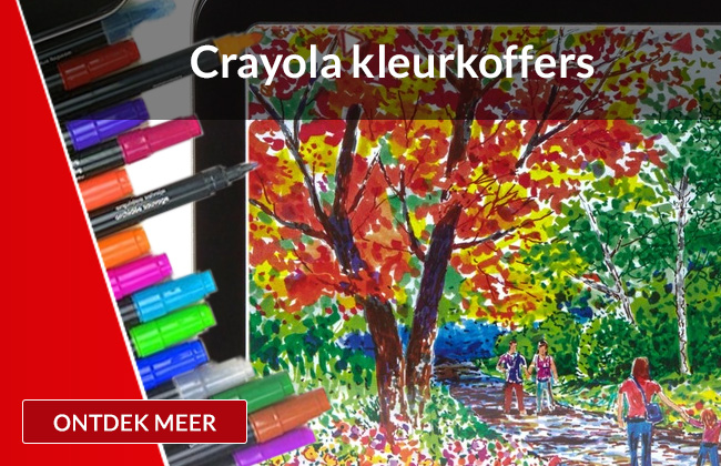 Small teaser - Crayola Kleurkoffers