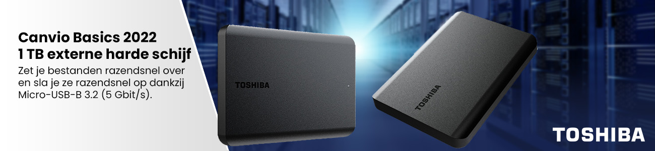 Stage - Toshiba Canvio Basics 2022 1 TB externe harde schijf